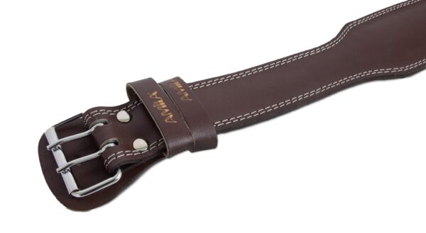 AMILA Ζώνη Άρσης Βαρών AMILA Δερμάτινη Καφέ C Quality XL 94914 - Image 4