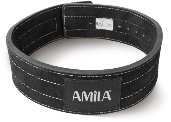 AMILA Ζώνη Άρσης Βαρών με Κλιπ AMILA Power Lifting XL 94918 - Image 2