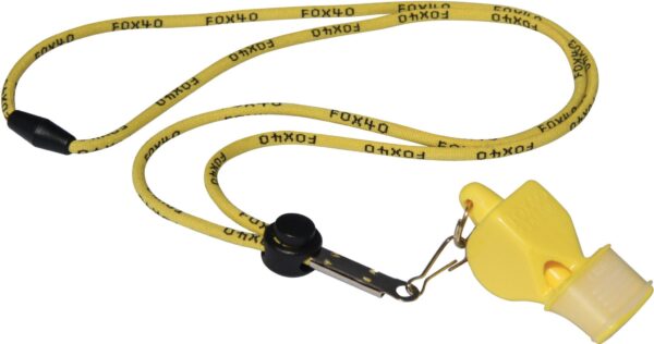 FOX Σφυρίχτρα FOX40 Classic CMG Official Κίτρινη με Κορδόνι 96030208 - Image 2