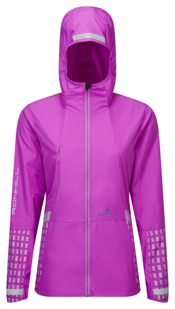 Ronhill Wmn's Tech Afterhours Jacket Rh-01090 Thistle/Cobalt/Rflct - Image 11