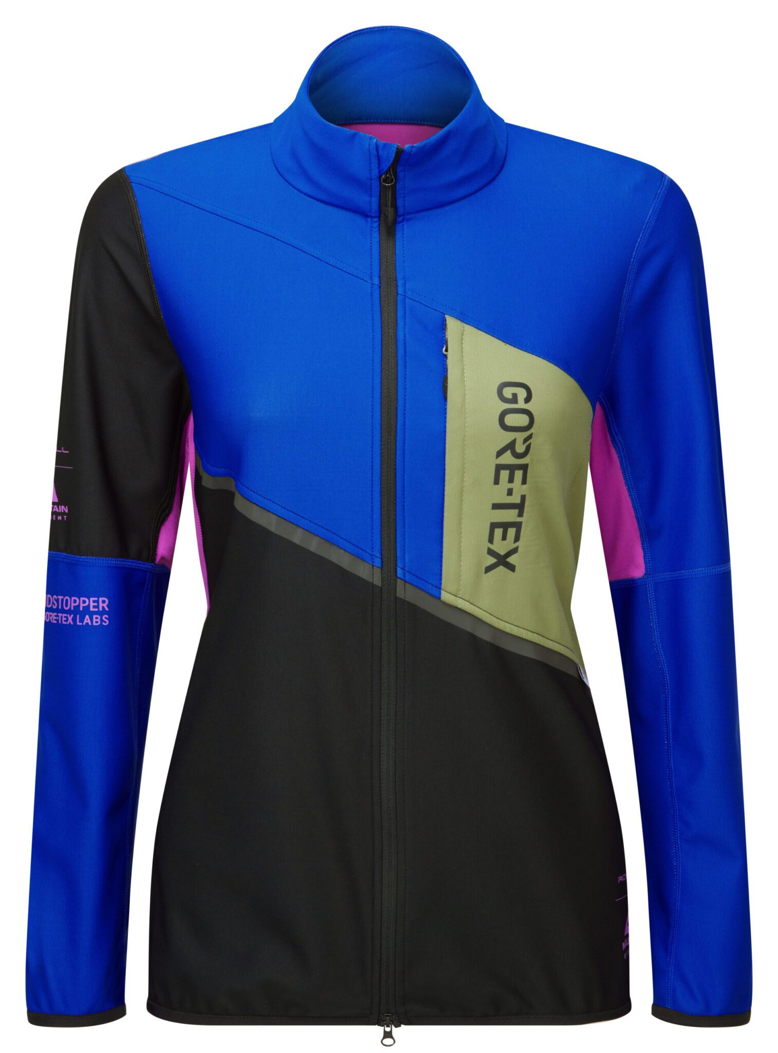 Ronhill Wmn's Tech Gore-Tex Windstopper Jacket R400 Black/Cobalt - Image 10