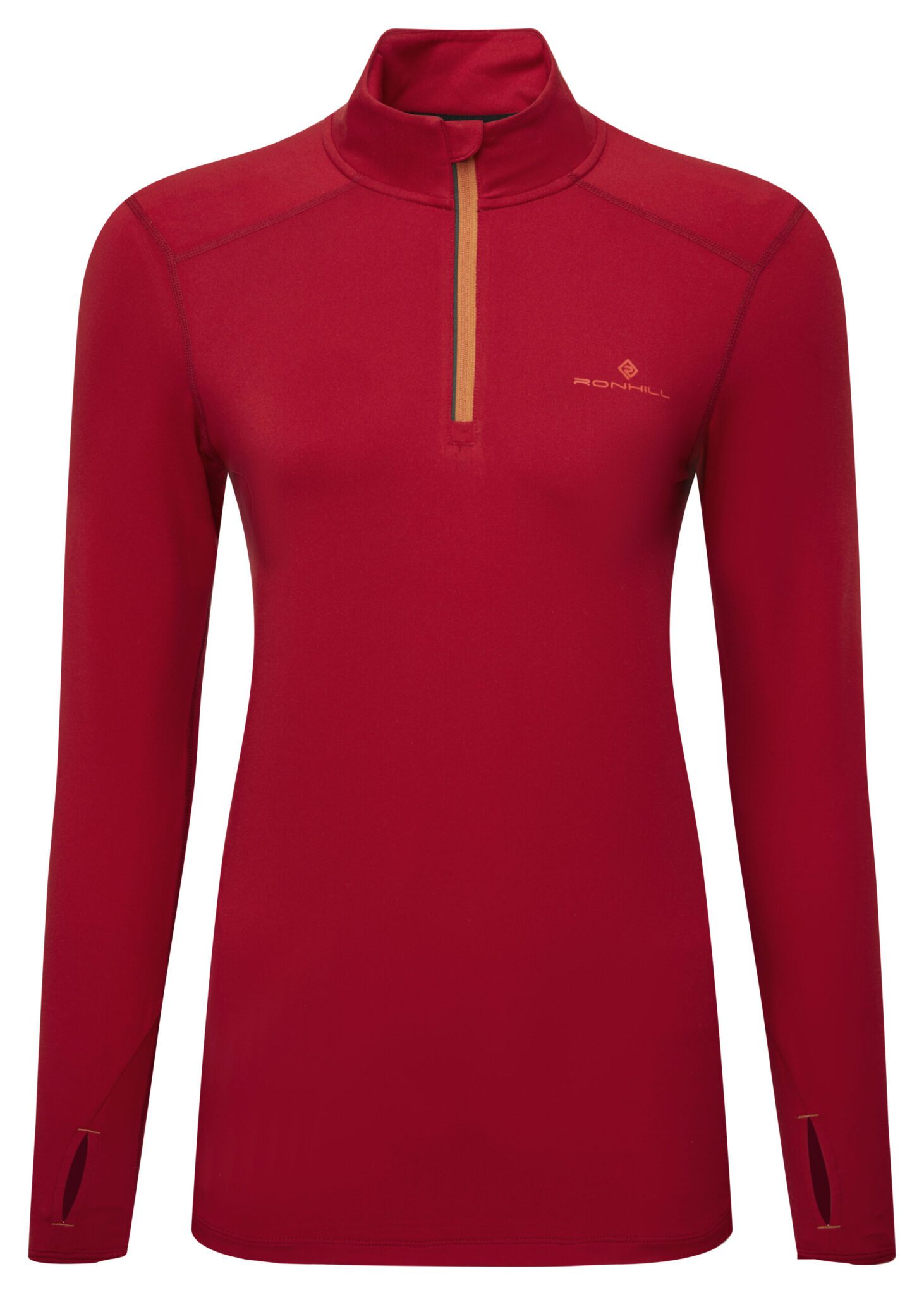 Ronhill Wmn's Core Thermal 1/2 Zip Rh-01048 Jam/Flame