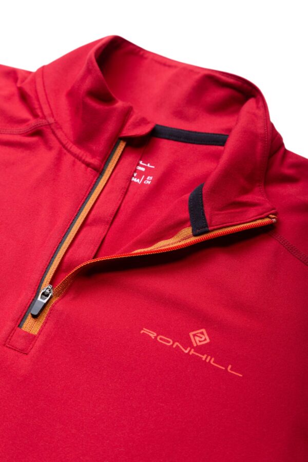 Ronhill Wmn's Core Thermal 1/2 Zip Rh-01048 Jam/Flame - Image 3