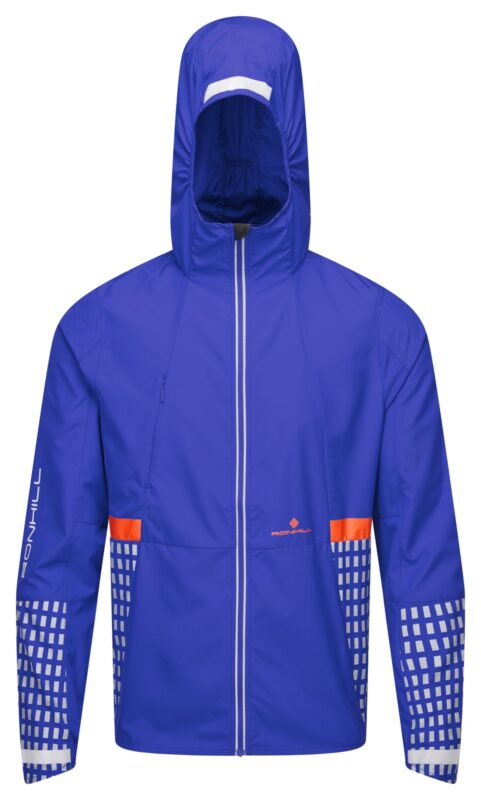 Ronhill Men's Tech Afterhours Jacket Rh-01054 Cobalt/Flame/Reflect