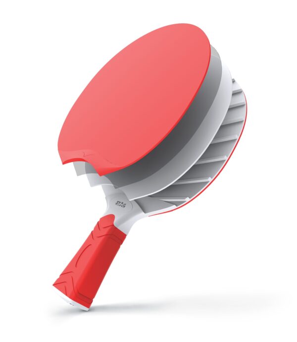 STAG Ρακέτα Ping Pong Εξωτερικού Χώρου STAG Halo Κόκκινη 42523 - Image 3