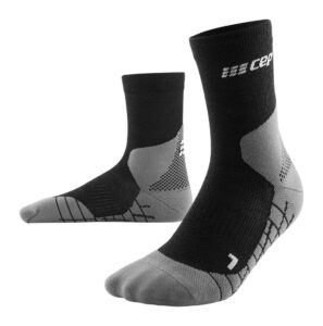 CEP Κάλτσες Πεζοπορίας light merino socks, hiking, mid cut, v3, black, men