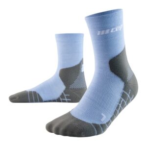 CEP light merino socks, hiking, mid cut, v3, light blue, men