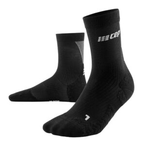 CEP ultralight socks, mid cut, v3, black/grey, men