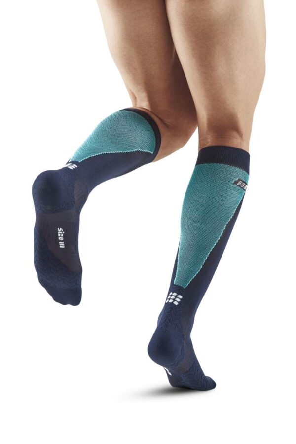 CEP Κάλτσες Πεζοπορίας ultralight socks, tall, v3, blue/light blue, men - Image 2
