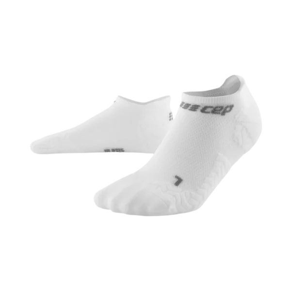 CEP ultralight socks, no show, v3, white, women