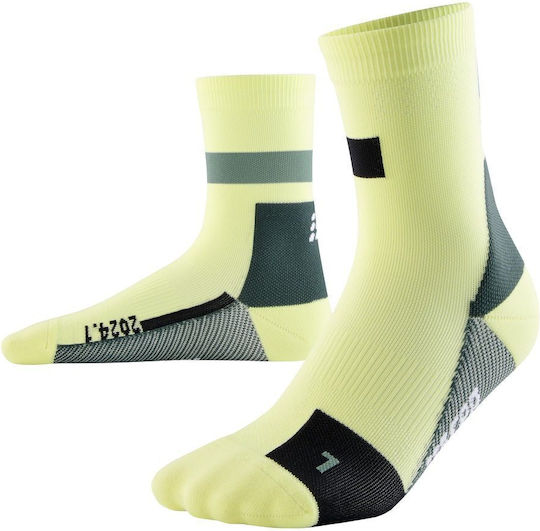 CEP Κάλτσες the run limited 2024.1 socks, mid cut, lime, ανδρικά
