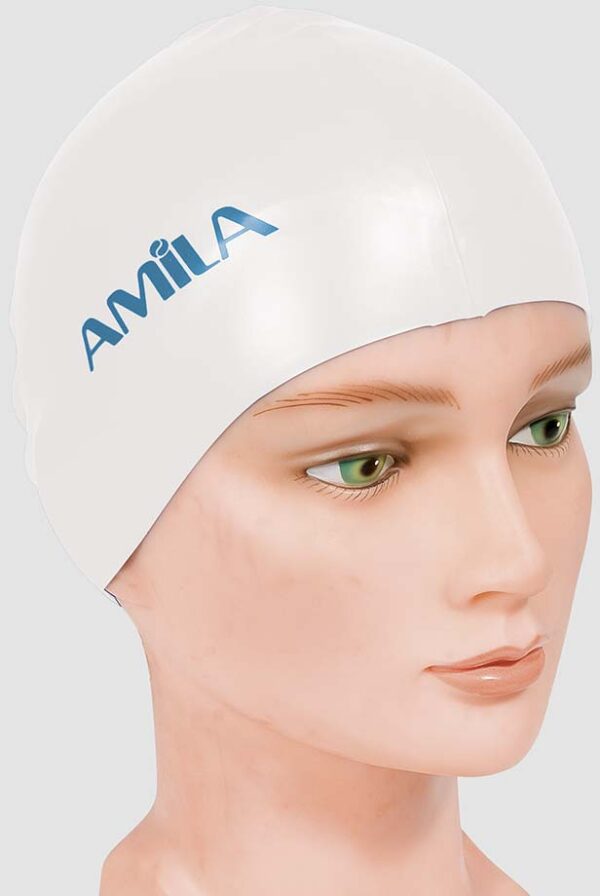 AMILA Σκουφάκι Κολύμβησης AMILA Basic Λευκό 47000