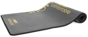 AMILA Στρώμα Γυμναστικής NBR 10mm 80Kg Μαύρο ENORMOUS 81774