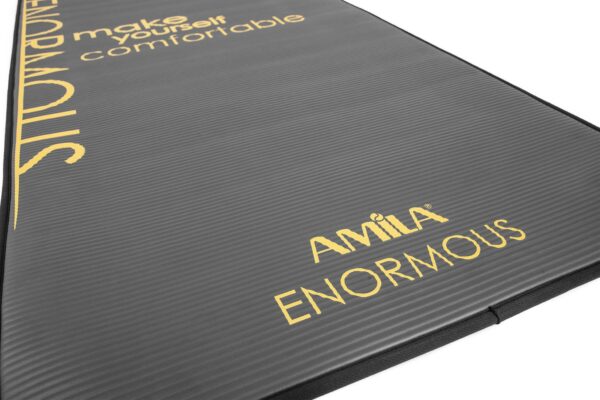 AMILA Στρώμα Γυμναστικής NBR 10mm 80Kg Μαύρο ENORMOUS 81774 - Image 3