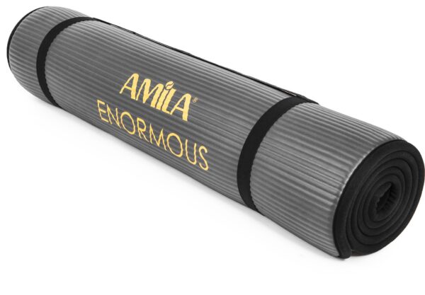 AMILA Στρώμα Γυμναστικής NBR 10mm 80Kg Μαύρο ENORMOUS 81774 - Image 4
