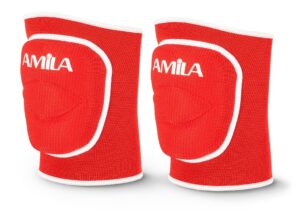 AMILA Επιγονατίδα Volley με Foam AMILA Κόκκινη Medium 83007
