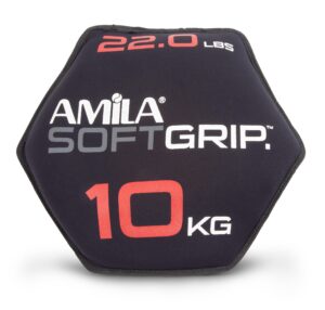 AMILA Δίσκος Βαρίδιο Soft Grip 10Kg 90755