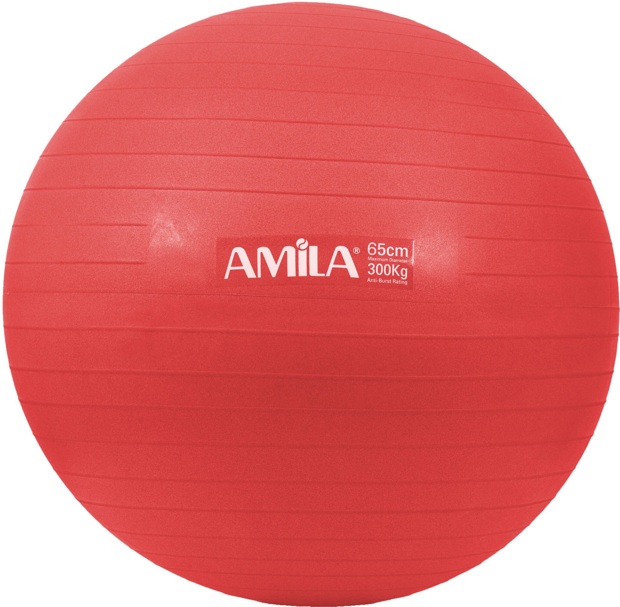 AMILA Μπάλα Γυμναστικής AMILA GYMBALL 65cm Κόκκινη 95846