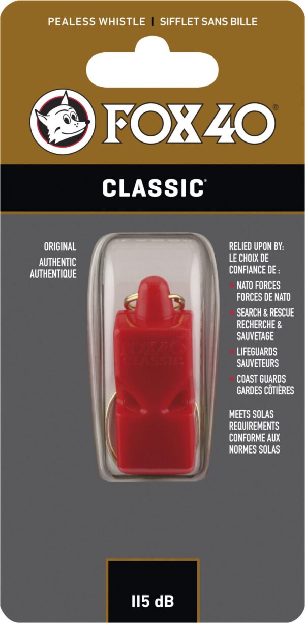 FOX Σφυρίχτρα FOX40 Classic Safety Κόκκινη 99020100 - Image 2