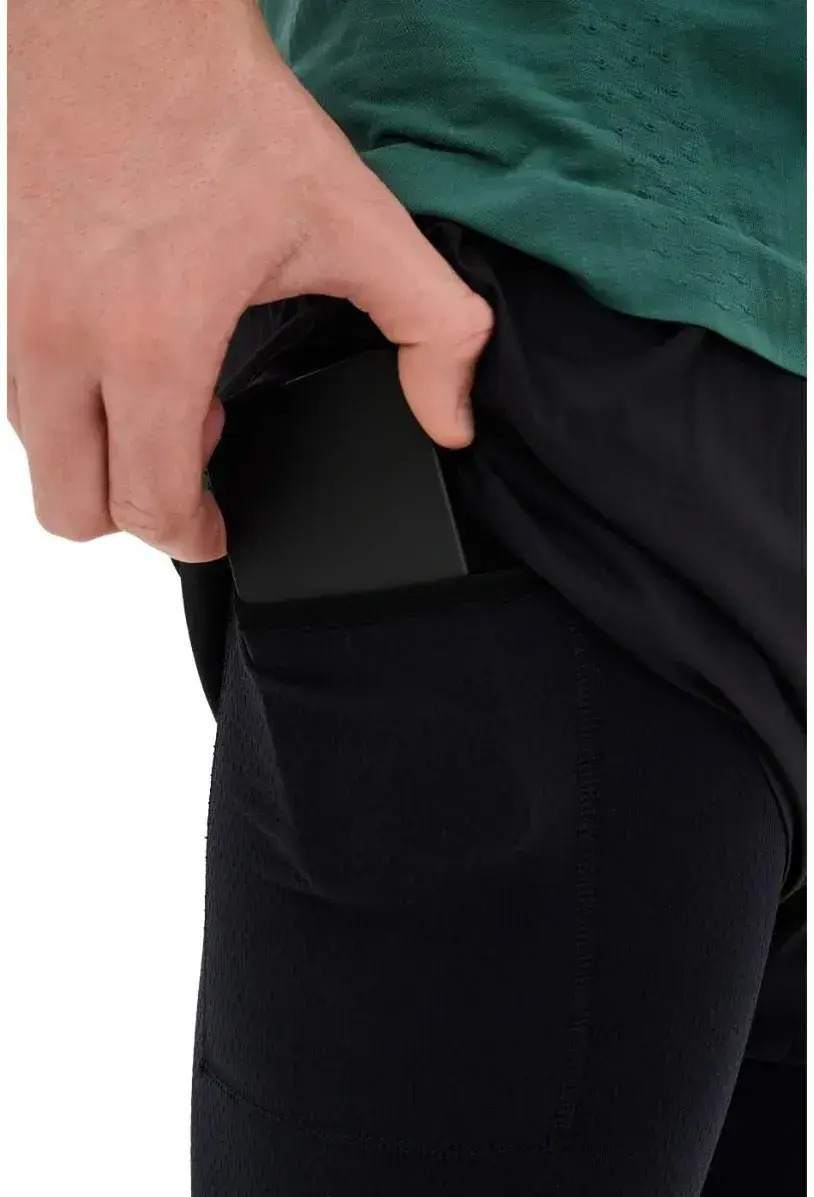 CEP ultralight shorts, 2in1, v2, black, men,