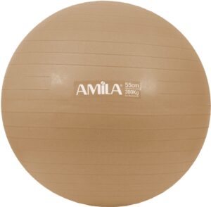AMILA Μπάλα Γυμναστικής AMILA GYMBALL 55cm Χρυσή 95829