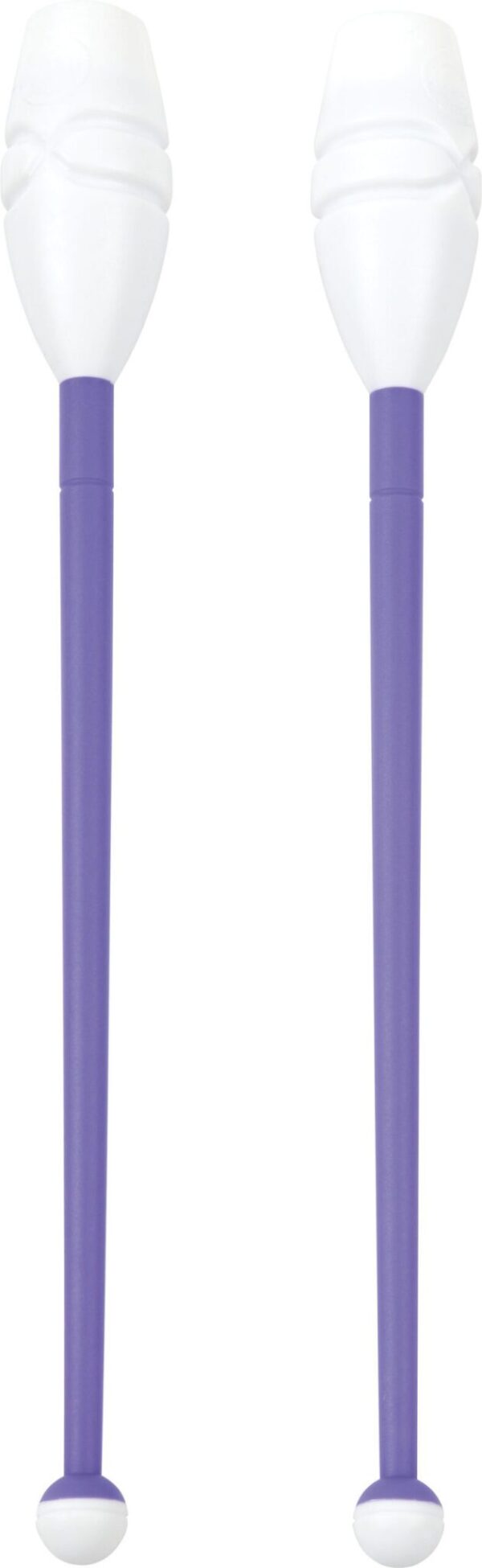 AMILA Κορίνες Ρυθμικής Γυμναστικής 45cm Μαλακές, Μωβ/Λευκό 98956