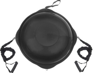 AMILA AMILA Balance Ball με Ξύλινη Βάση Mat Black 63cm 48193