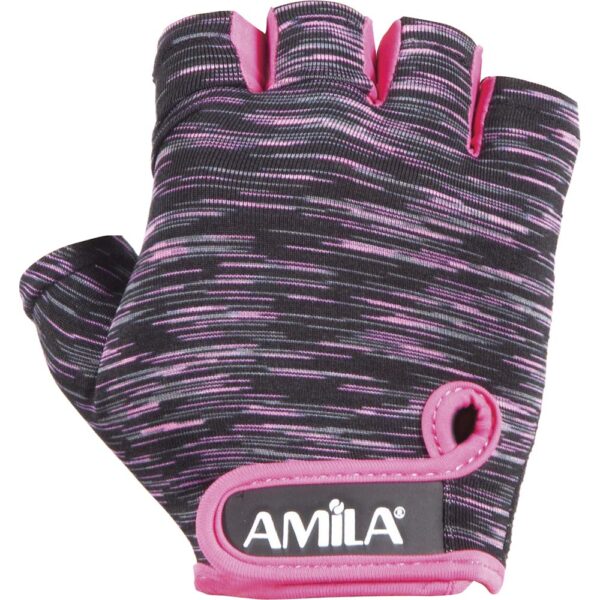 AMILA Γάντια Άρσης Βαρών PE Lycra Ροζ M 8330902