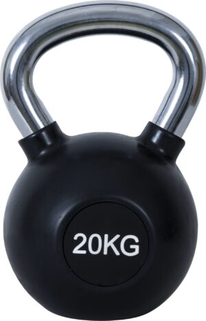 AMILA Kettlebell Rubber Cover Cr Handle 20Kg 90460