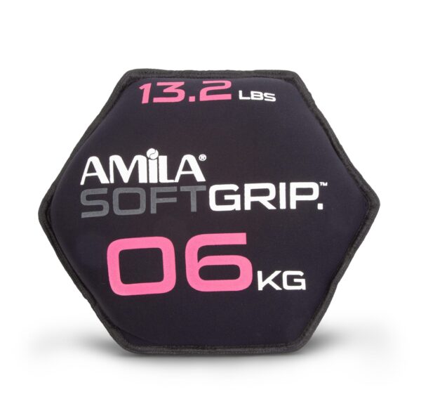AMILA Δίσκος Βαρίδιο Soft Grip 6Kg 90753