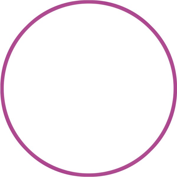 AMILA Χούλα-Χουπ HQ 60cm - Φ19mm - 230gr, Φούξια 98801