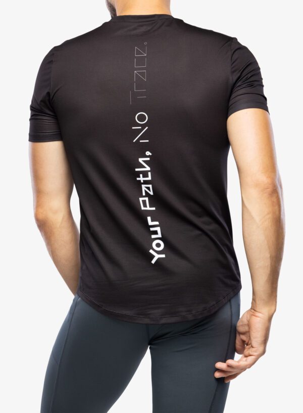 NNormal Αθλητική Μπλούζα για τρέξιμο - Race T-Shirt Black - Image 2