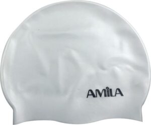 AMILA Σκουφάκι Κολύμβησης Παιδικό AMILA Λευκό 47021