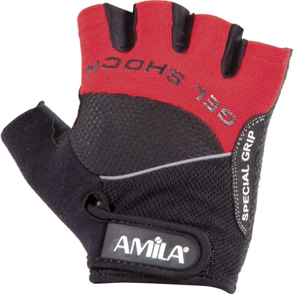 AMILA Γάντια Άρσης Βαρών AMILA Amara Lycra Μαύρο/Κόκκινο M 8330102