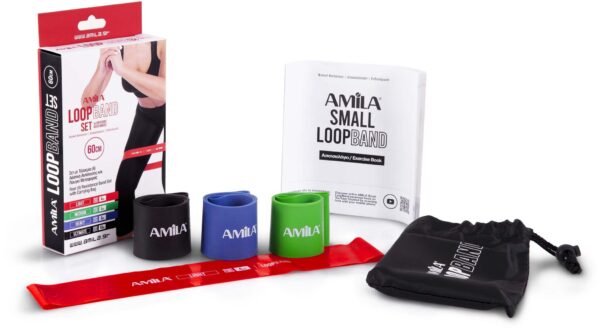 AMILA Σετ Λάστιχα Αντίστασης AMILA SMALL LOOPBAND (Light - Ultimate) 96605