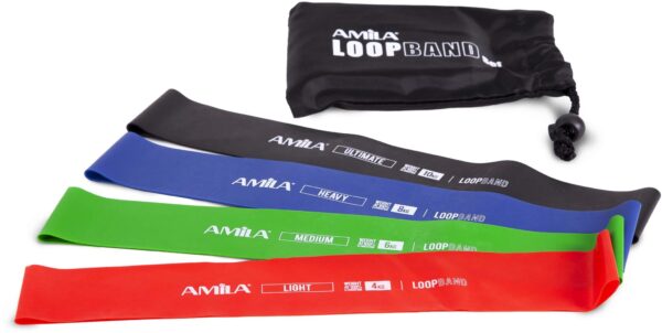 AMILA Σετ Λάστιχα Αντίστασης AMILA SMALL LOOPBAND (Light - Ultimate) 96605 - Image 2