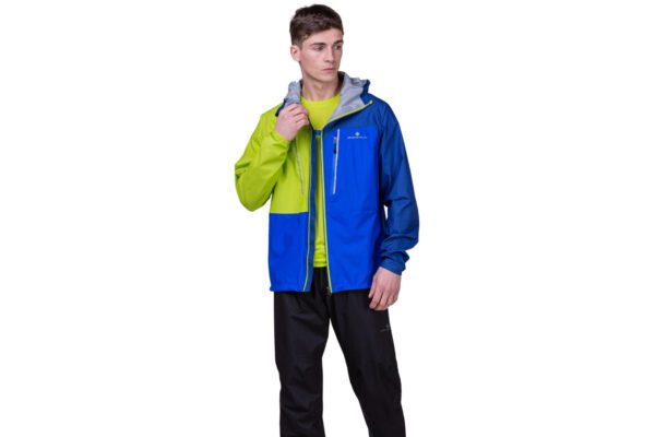 Ronhill Men's Tech Fortify Jacket Ocean/Citrus - Image 12