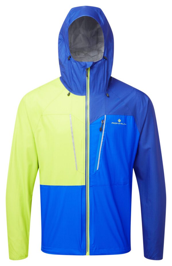 Ronhill Men's Tech Fortify Jacket Ocean/Citrus - Image 9