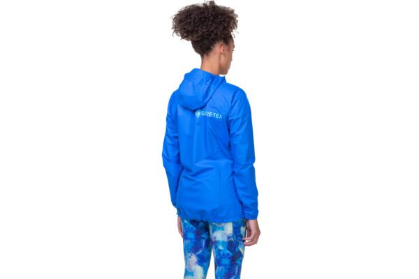 Ronhill Wmn's Tech Gore-Tex Mercurial Jacket Elec Blue/Aquamint - Image 3