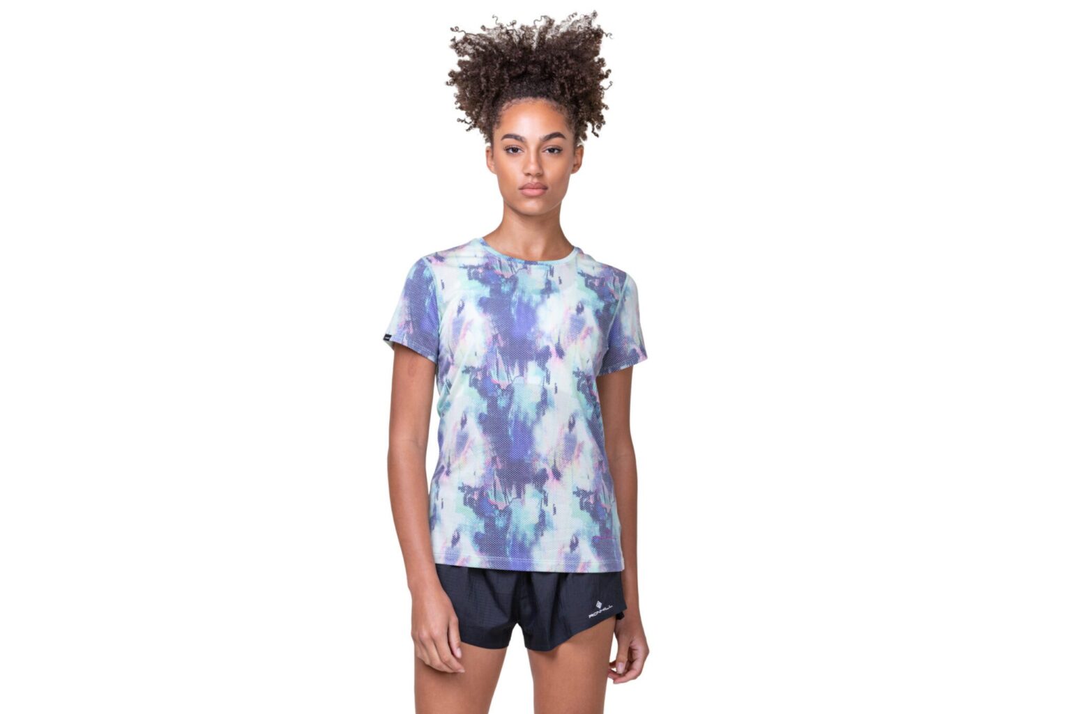 Ronhill Wmn's Tech Golden Hour Tee Multi Illusion