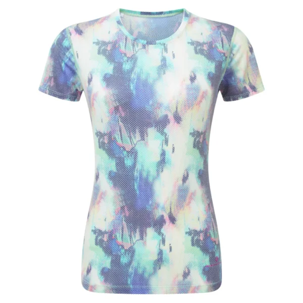 Ronhill Wmn's Tech Golden Hour Tee Multi Illusion