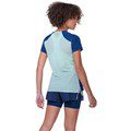 Ronhill Wmn's Tech Race S/S Tee Dark Navy/Honeydew - Image 4