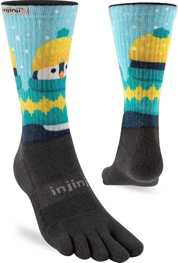 Injinji Socks Spectrum Trail Crew CREW POLAR