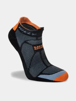 HILLY Marathon Fresh Socklet  Min Black/Orange