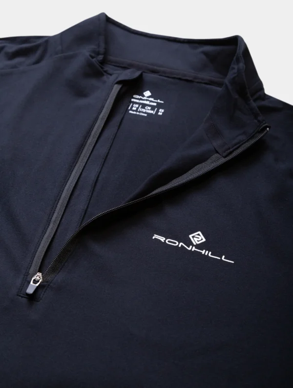 RONHILL Wmn's Core Thermal 1/2 Zip Black/Bright White - Image 7
