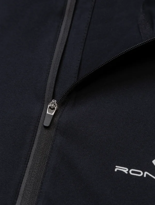 RONHILL Wmn's Core Thermal 1/2 Zip Black/Bright White - Image 2