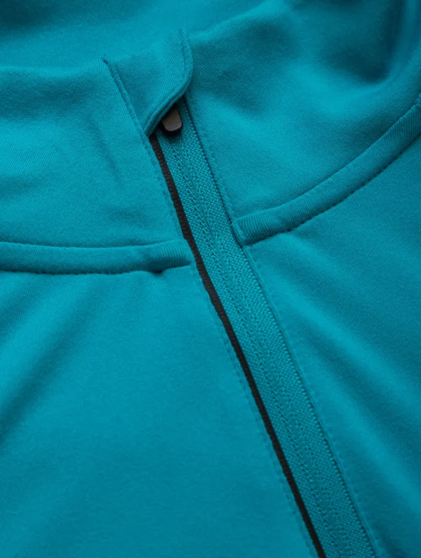 RONHILL Wmn's Core Thermal 1/2 Zip Azure/Bright White - Image 2