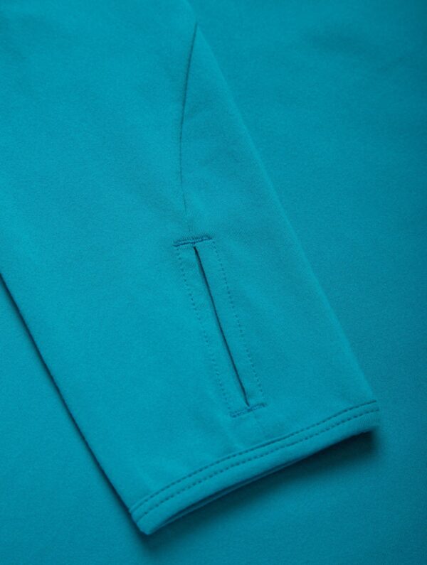RONHILL Wmn's Core Thermal 1/2 Zip Azure/Bright White - Image 4
