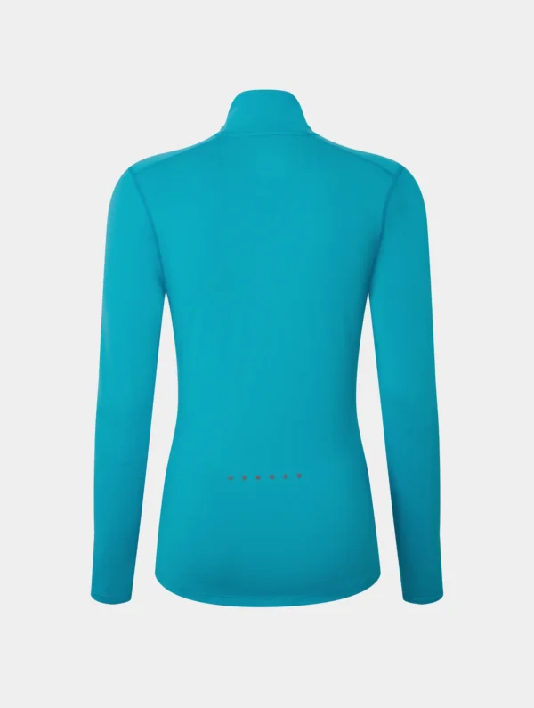 RONHILL Wmn's Core Thermal 1/2 Zip Azure/Bright White - Image 5