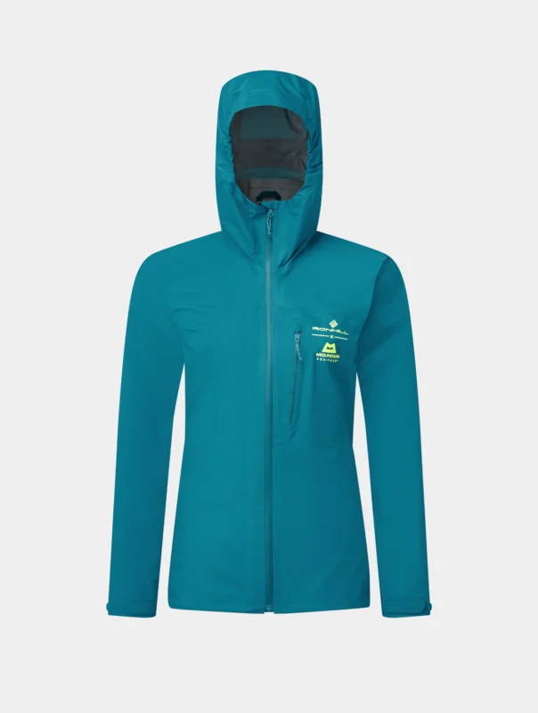 RONHILL Wmn's Tech Gore-Tex Mercurial Jacket Marine/Acid